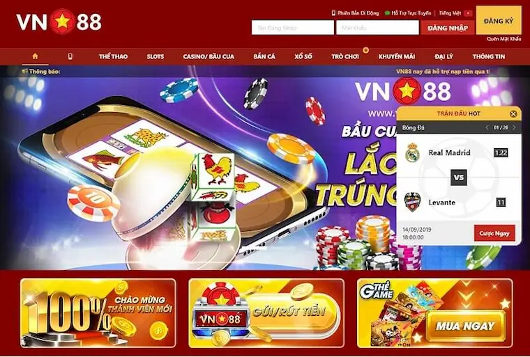 Nhà cái game bài VN888